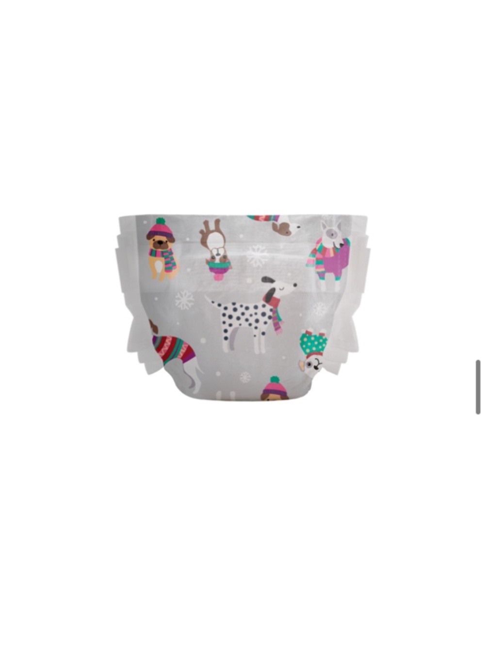 NEW Honest Diapers Size 2 Winter Dogs “ Winterwear Wags “ Print RARE HTF Baby